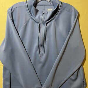 Avia Powder Blue Quarter Zip Drawstring Pullover